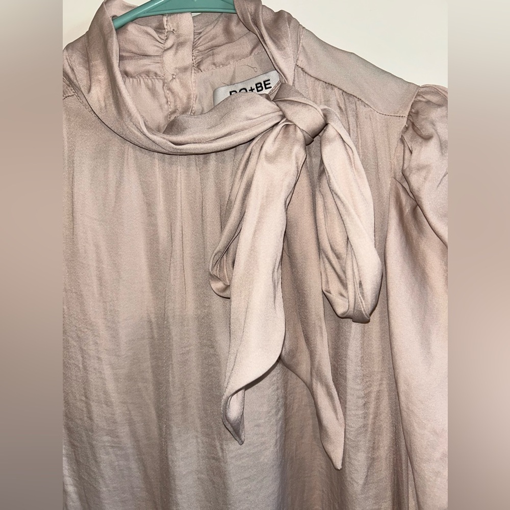 Do+Be tie neck puff sleeve blouse - Picture 5 of 6